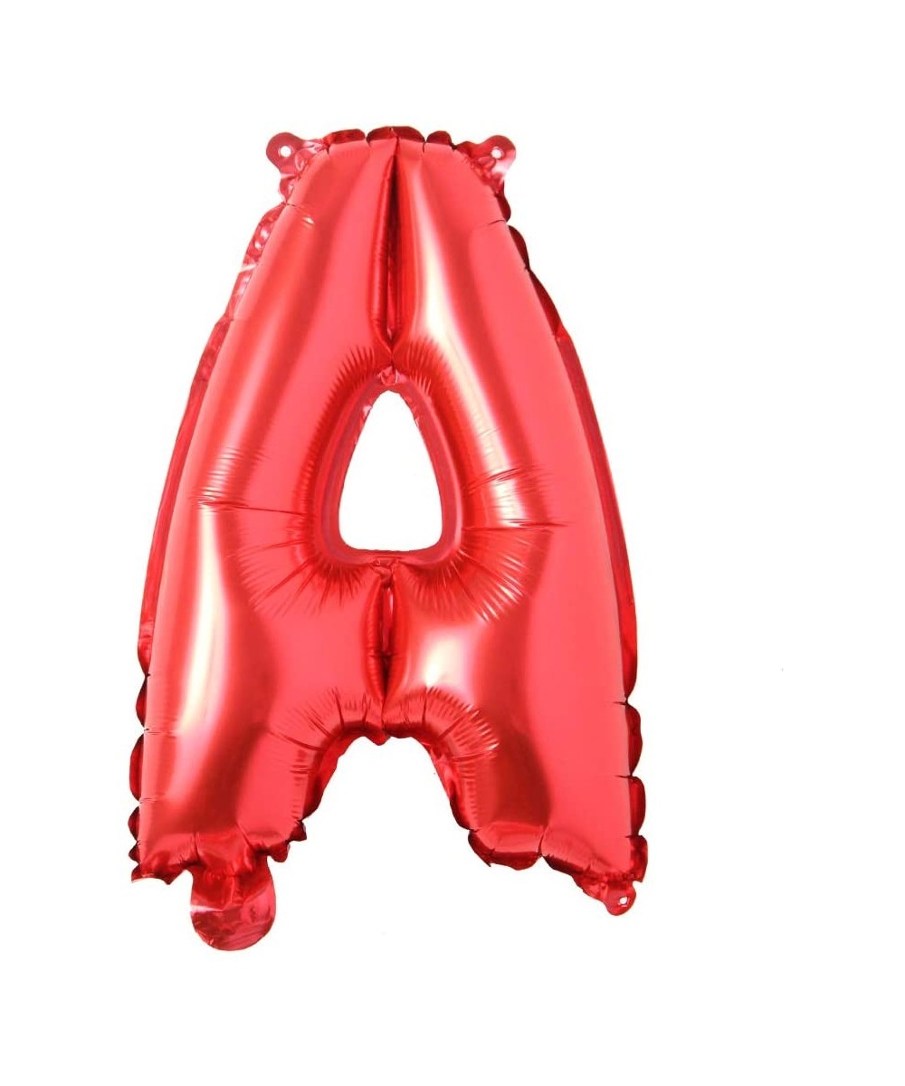 Red 28 inch Letter Balloons Alphabet Number Balloons Foil Mylar Party Wedding Bachelorette Birthday Bridal Baby Shower Gradua...