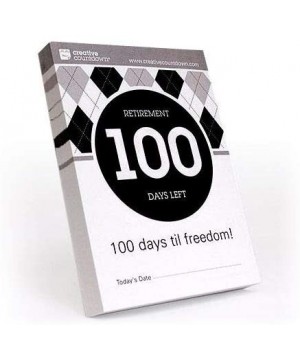 100-day Countdown to Retirement Tear Off Calendar - C111HTF0EO3 $14.61 Advent Calendars