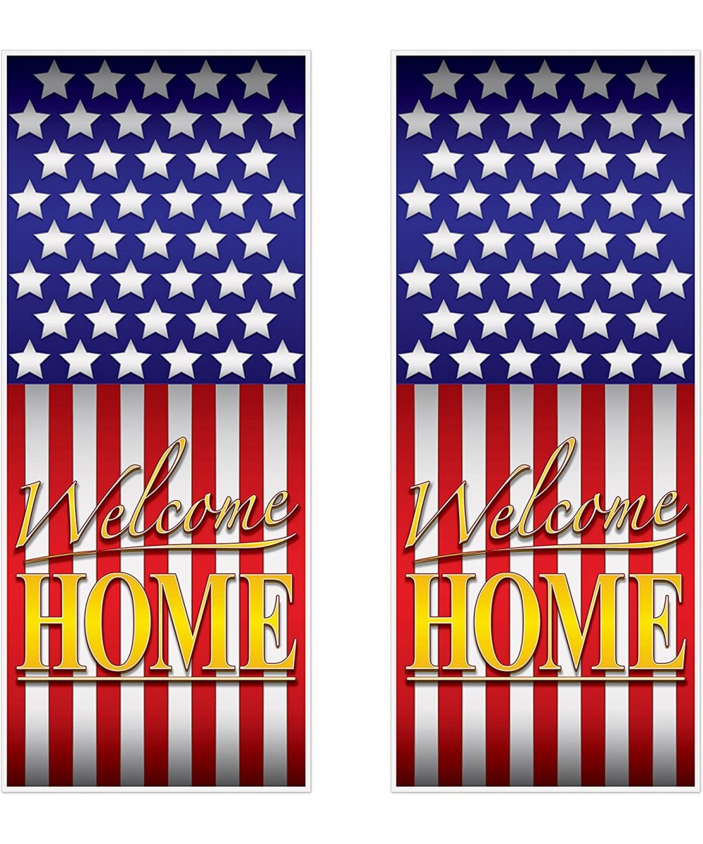 Welcome Home Door Covers (2 Piece)- 30" x 6'- Multicolor - CA18DAR87SG $16.34 Party Packs