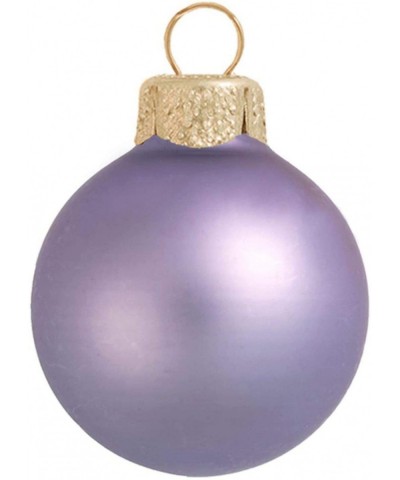 12ct Lavender Purple Matte Glass Christmas Ball Ornaments 2.75" (70mm) - C011P16CNQ9 $28.11 Ornaments