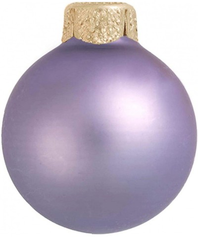 12ct Lavender Purple Matte Glass Christmas Ball Ornaments 2.75" (70mm) - C011P16CNQ9 $28.11 Ornaments