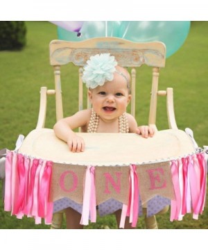 1st Birthday Girl Decorations Pink Party Supplies - Happy First Birthday Banner- Number 1- Photo Banner 0-12 Month- Birthday ...