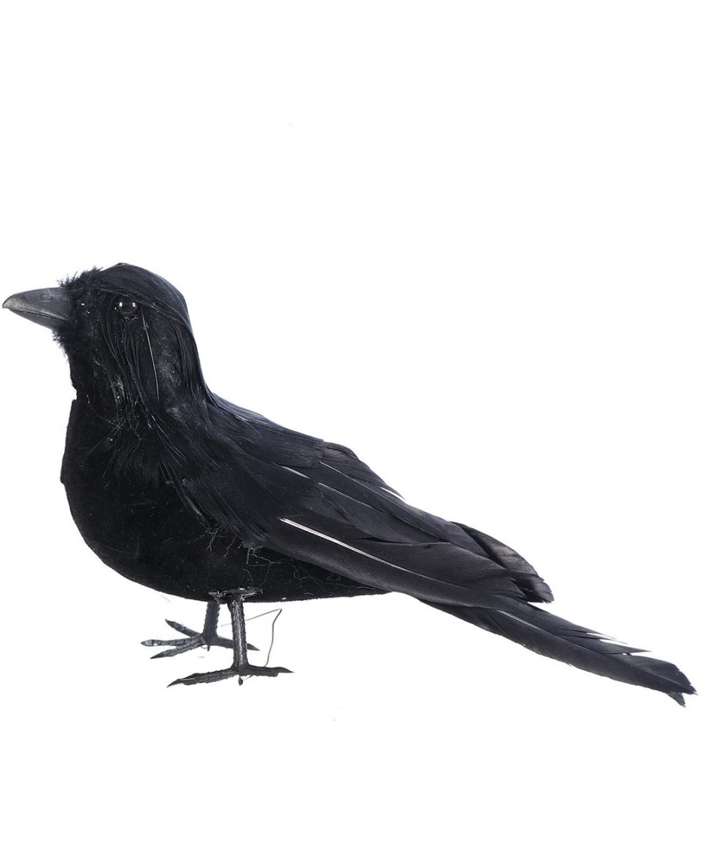 Realistic Crow Prop Stand Crows Ravens Halloween Desk Decoration for Home Outdoors Indoor Photo Booth Props - CV18WEXMHUW $5....