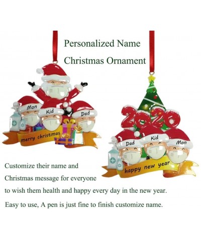 2020 Christmas Hanging Ornament Xmas Gift Personalized Tree DIY Decorations Pendant Family Holiday Ornaments Home Decor - Chr...