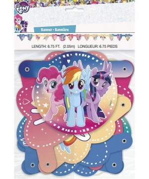 My Little Pony Themed Party Decorations - Includes Party Banner-Tablecloth and Ten 12" Balloons. - CY18U4QHN3S $6.45 Party Packs