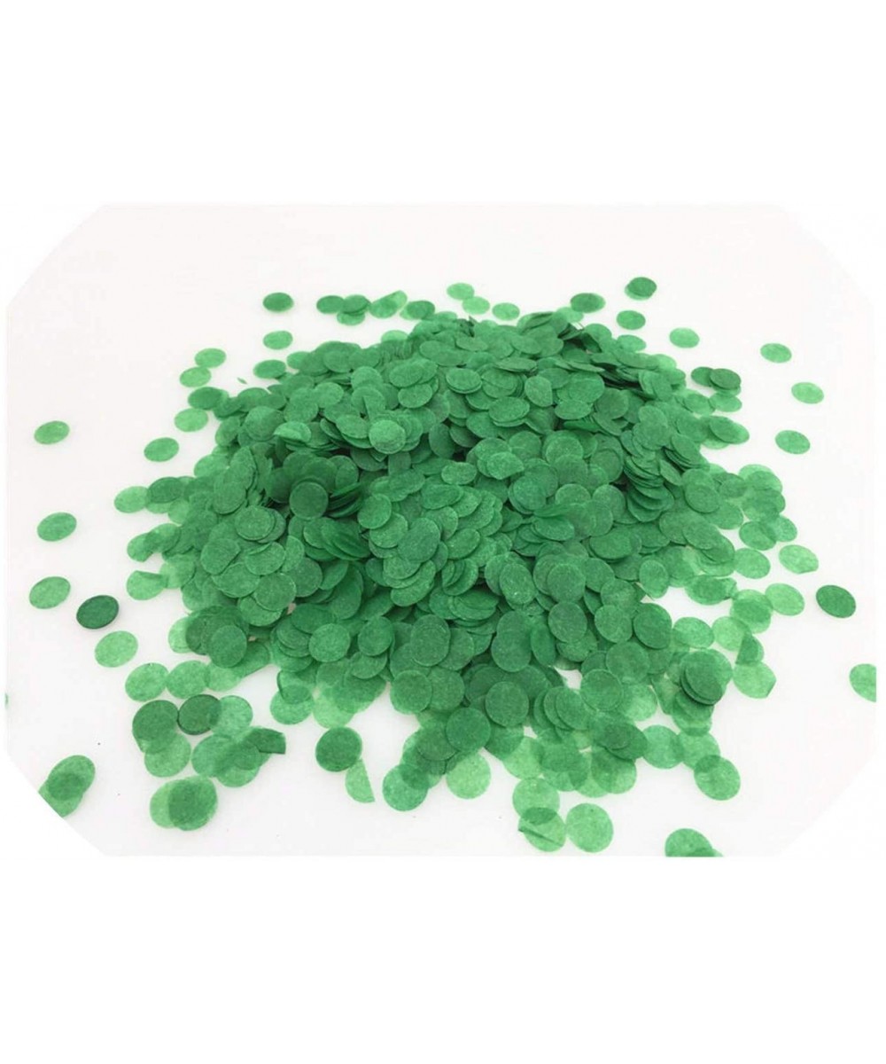 10g/Bag 1cm Mini Round Tissue Paper Confetti Circles Wedding Baby Shower Birthday Party Table Decorations-MC18 Kelly Green - ...