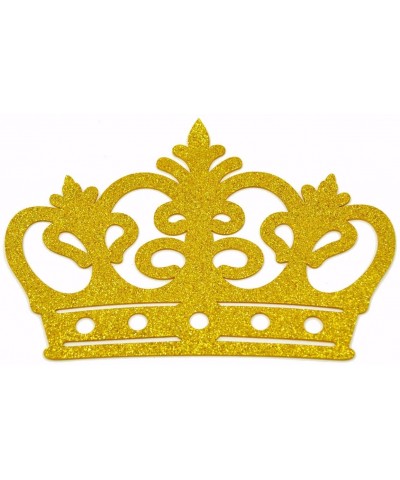 Crown Glitter Foam EVA Styrofoam Banner- Backdrop Decoration Wall Decor (Gold- 23 Inch) - Gold - CO18T2ELQAK $15.10 Banners &...