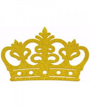 Crown Glitter Foam EVA Styrofoam Banner- Backdrop Decoration Wall Decor (Gold- 23 Inch) - Gold - CO18T2ELQAK $15.10 Banners &...