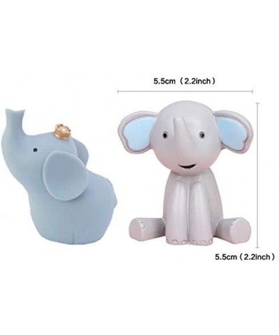 9 PCS Elephant Cake Decoration Little Peanuts Cake Decoration Elephant Cake Topper Elephant Bay Shower Cake Decoration - C019...