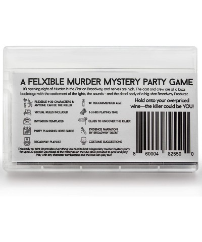Bullets on Broadway Murder Mystery Party Game for 3-20 Players - Play In-Person or Virtually - Broadway-Themed Game Fun for A...