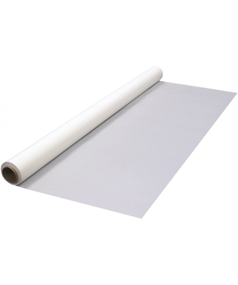 Plastic Banquet Table Roll Available in 27 Colors- 40" x 100'- White - White - CH11015P5ID $26.35 Tablecovers