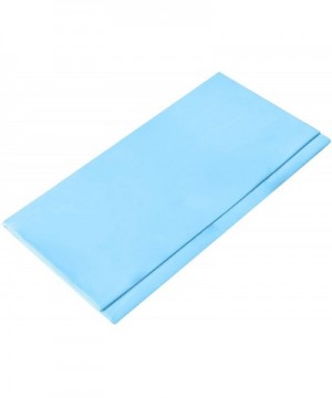 6-Pack Blue Plastic Tablecloth - Plastic Table Cover - Disposable Tablecloths 54" x 108" Table Cloth 100% Recyclable - Great ...