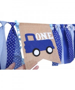 Little Blue Truck Banner for 1st Birthday - First Birthday High Chair for Decoration- Photo Booth Props- Baby Shower Garland-...