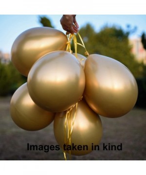 Gold Balloons- 12" Gold Metallic Latex Party Balloons for Party Decorations- Baby Shower- Christmas Decorations- Birthdays- B...