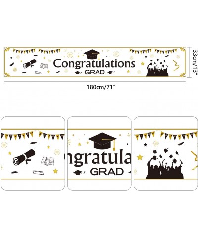 Graduation Party Banner- Congrats Grad Decorations Graduation Banner 2020 -Graduation Party Supplies- 71" x 13 - CM18R0ZYA86 ...