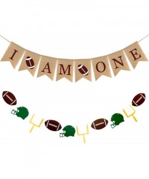 Football I am One Banner and Garland for Kids Boys Girls Birthday Decorations - C018XMLAXGQ $9.27 Banners & Garlands