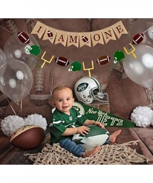 Football I am One Banner and Garland for Kids Boys Girls Birthday Decorations - C018XMLAXGQ $9.27 Banners & Garlands