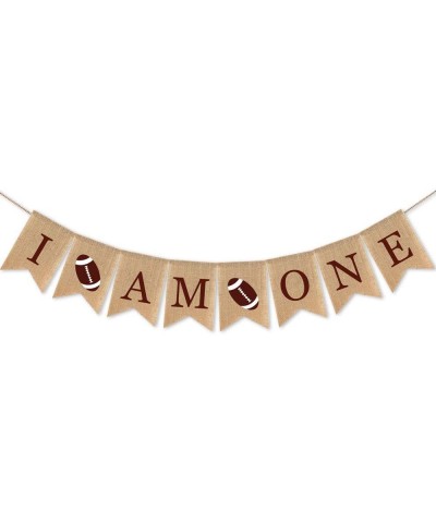 Football I am One Banner and Garland for Kids Boys Girls Birthday Decorations - C018XMLAXGQ $9.27 Banners & Garlands