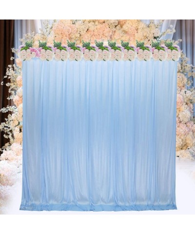 10 ft x 10 ft Photography Backdrop Drapes Curtains Wedding Backdrop- for Baby Shower Birthday Home Party Event Festival Resta...