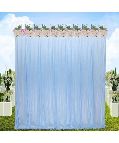 10 ft x 10 ft Photography Backdrop Drapes Curtains Wedding Backdrop- for Baby Shower Birthday Home Party Event Festival Resta...