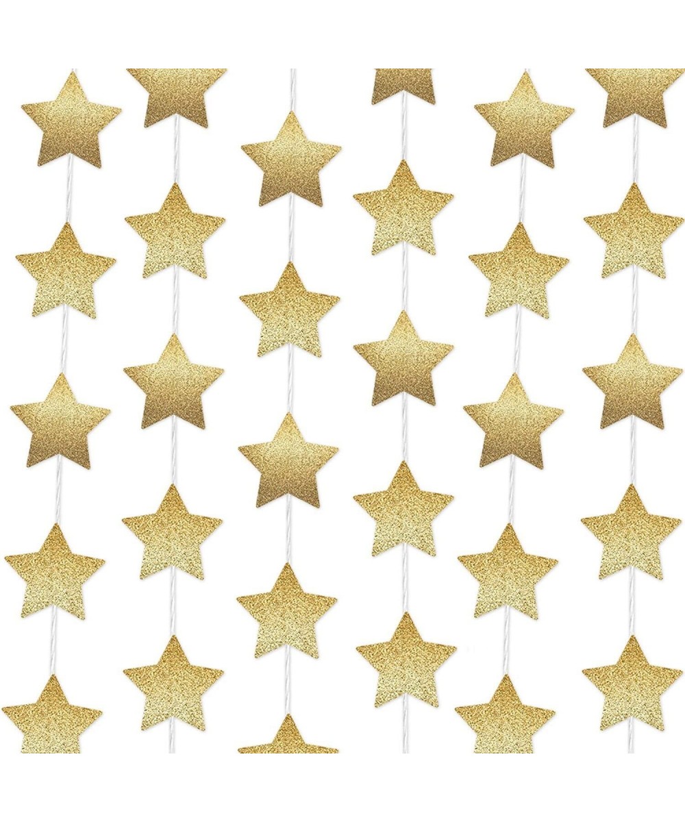 Gold Stars Christmas New Year Graduation Party Decorations Party Garland for Birthday Party Baby Shower Christmas Decoartions...