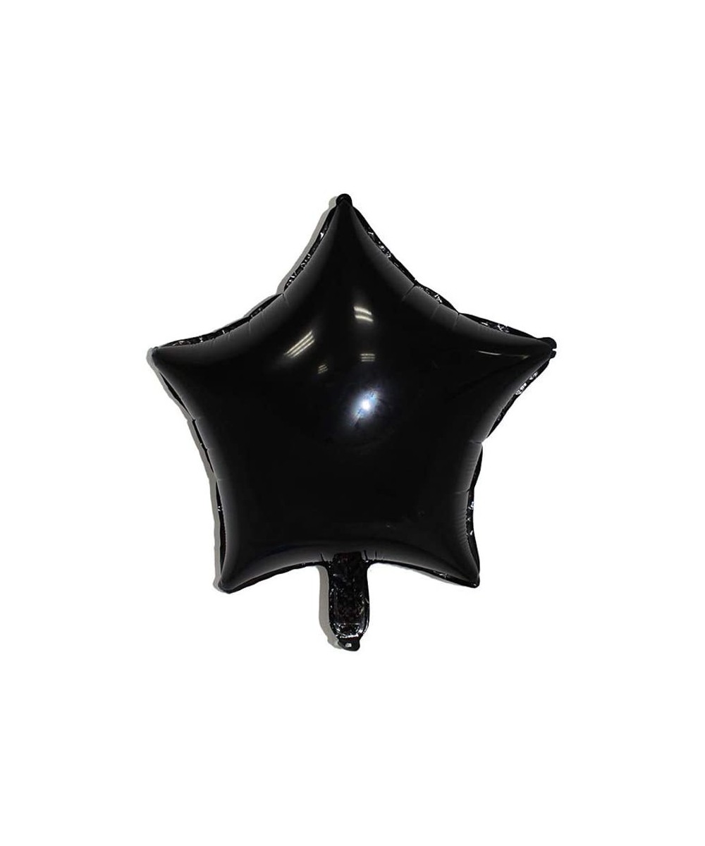 18" Star Balloons Foil Balloons Mylar Balloons for Party Decorations Party Supplies- Black- 10 Pieces - C7182H3XYTZ $5.70 Bal...