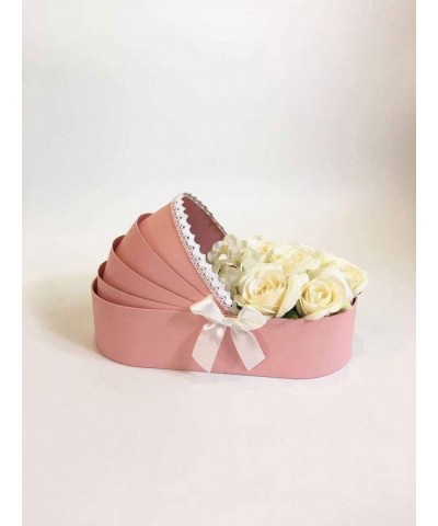 Premium Quality European Style Box- Its a Boy/Girl Floral Basket for Luxury Style Flower Arrangements- Ships from USA (Pink) ...