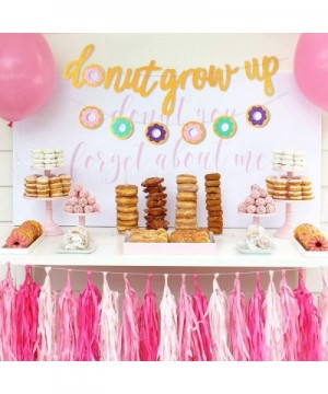 Glitter Donut Grow Up Banner Donut Grow Up Party Supplies Garland Kids Birthday Decorations Donut Grow Up Backgound String fo...