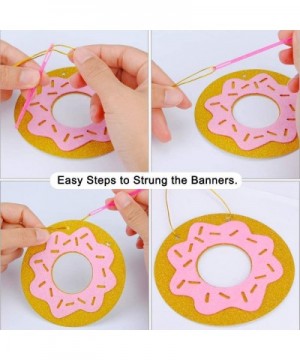 Glitter Donut Grow Up Banner Donut Grow Up Party Supplies Garland Kids Birthday Decorations Donut Grow Up Backgound String fo...