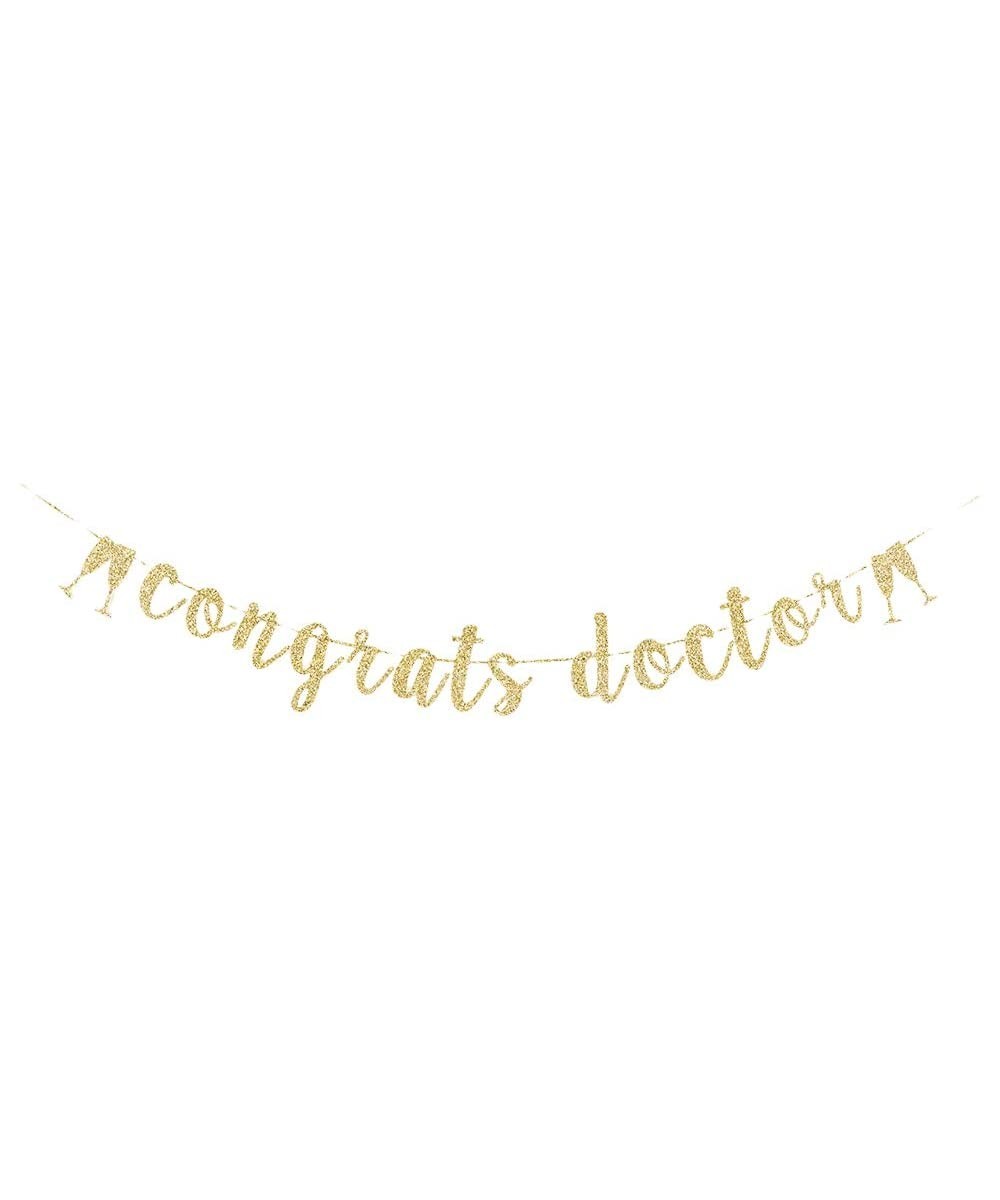 Congrats Doctor Banner- Ph.D. Doctor's Graduations- Being a Doctor Celebration Party Sign Decors - CO190GML5YA $7.20 Banners ...