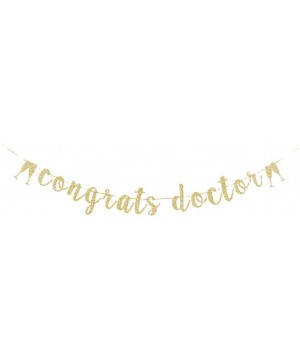 Congrats Doctor Banner- Ph.D. Doctor's Graduations- Being a Doctor Celebration Party Sign Decors - CO190GML5YA $7.20 Banners ...