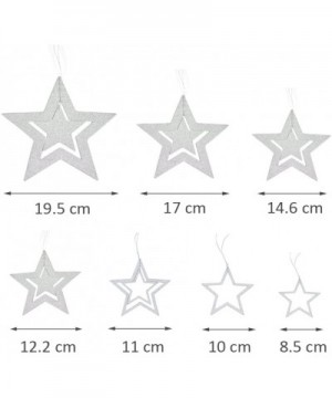 Twinkle Twinkle Little Star Hanging Decorations for Baby Shower Birthday Christmas Xmas Party Deocr (Glitter Blue-14 Pcs) - G...