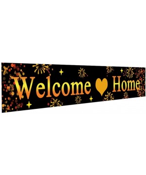 Ushinemi Large Welcome Home Banner- Welcome Back Home Decorations Sign - Welcome Home-celebrate - C5197WHE2CX $8.01 Banners &...