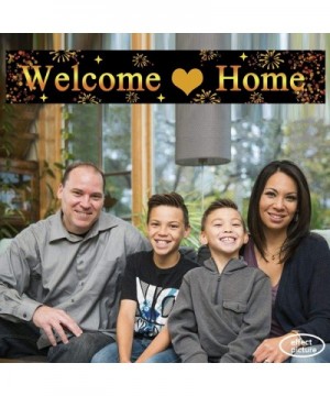 Ushinemi Large Welcome Home Banner- Welcome Back Home Decorations Sign - Welcome Home-celebrate - C5197WHE2CX $8.01 Banners &...