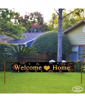 Ushinemi Large Welcome Home Banner- Welcome Back Home Decorations Sign - Welcome Home-celebrate - C5197WHE2CX $8.01 Banners &...