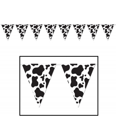 Cow Print Pennant Banner Party Accessory (3-Pack) - C912O38K8UE $11.53 Banners & Garlands