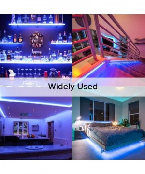 LED Strip Light- Blue- IP65 Waterproof- 12V DC- SMD 3528- 300 LEDs- 60Leds/M- 16.4 ft/5M Flexible LED Tape for Thanksgiving- ...