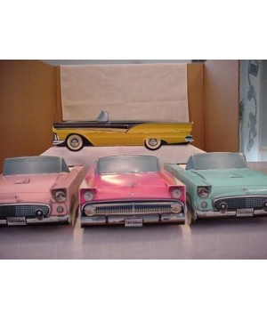 18 ~ Kids Party Food Tray Boxes Classic Cardboard Cars - CD11M0G4915 $26.72 Centerpieces