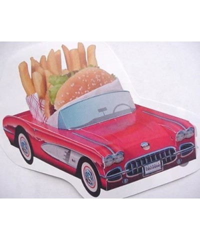 18 ~ Kids Party Food Tray Boxes Classic Cardboard Cars - CD11M0G4915 $26.72 Centerpieces