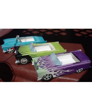 18 ~ Kids Party Food Tray Boxes Classic Cardboard Cars - CD11M0G4915 $26.72 Centerpieces