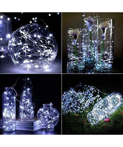 Solar String Lights Outdoor- 2 Pack 78.74ft 240 LED Solar Fairy Lights Waterproof- Solar Silver Wire Twinkle Lights 8 Modes- ...