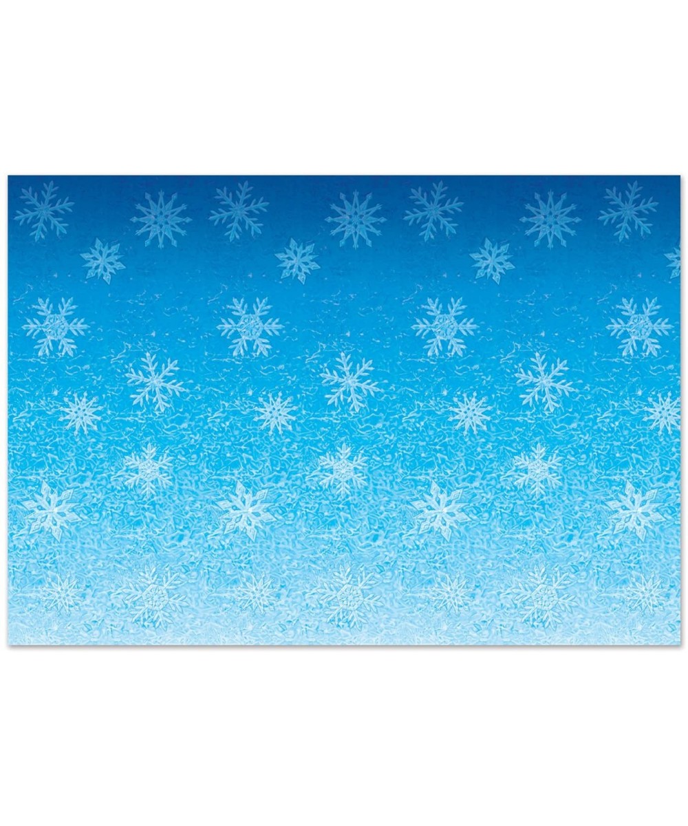 Snowflakes Backdrop- 4' x 30'- Blue/White - C9128IBGGYD $12.31 Streamers