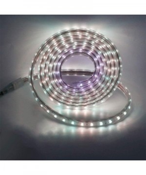 LED Strip Lights- RGB Rope 6.6ft High Voltage AC 110V-120V 120 Units SMD 5050 LEDs Remote Control Multi-Color Changing Waterp...