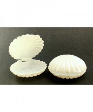 2.5 Inch White Plastic Seashell Clam Shell Party Favors Bulk 12 Pieces - White - CW1822CNYXO $9.60 Favors
