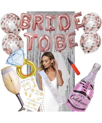 Bachelorette Party Decorations and Bridal Shower Decorations Balloons Set - Bride to Be Party Supplies Bundle - Ring Balloon-...