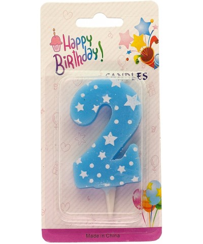 Birthday Candles - 1st Birthday Candle - 2nd Birthday Candle - Wedding Love Candles for Cake (Blue 2) - CC18DYHTE87 $6.38 Bir...