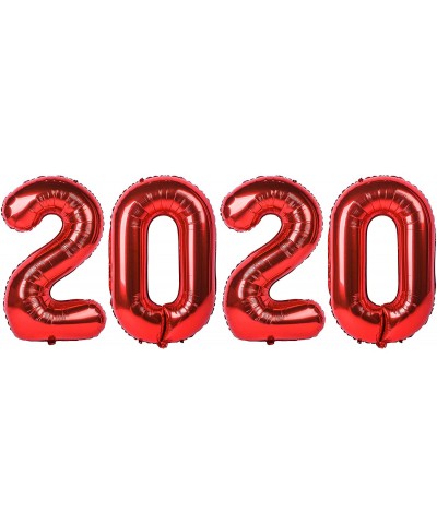 40 Inch Red Large Numbers 2020 Decorations Helium Foil Mylar Big Great Graduation Decorations for Party Supplies Balloon Grad...