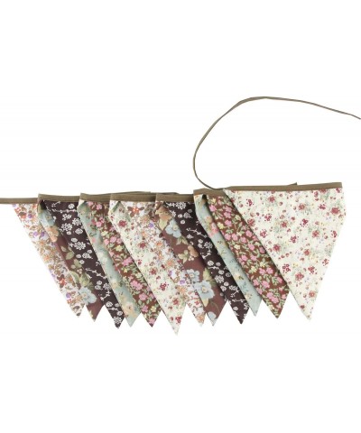 Brown Floral Collection 100% Cotton Banner for Wedding Baby Shower Party Decoration - CE18CXI7NNL $7.29 Banners & Garlands