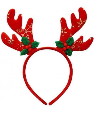 Christmas Headban Adult Kid's Cosplay Animal Antlers Headband Christmas Costumes Headclip Head Accessories - E - CM18AGQMZTX ...