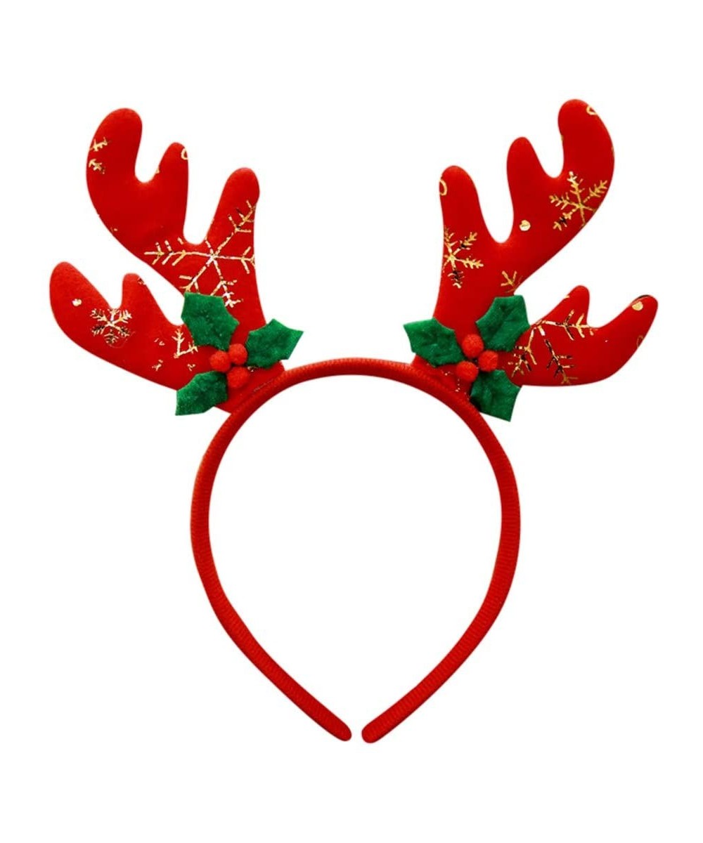 Christmas Headban Adult Kid's Cosplay Animal Antlers Headband Christmas Costumes Headclip Head Accessories - E - CM18AGQMZTX ...